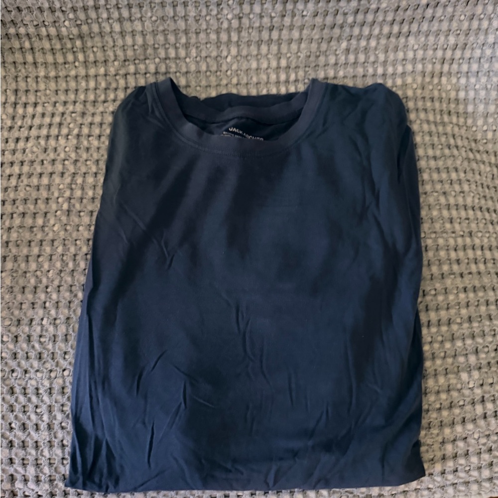 Men's Navy Blue Short Sleeve Tee